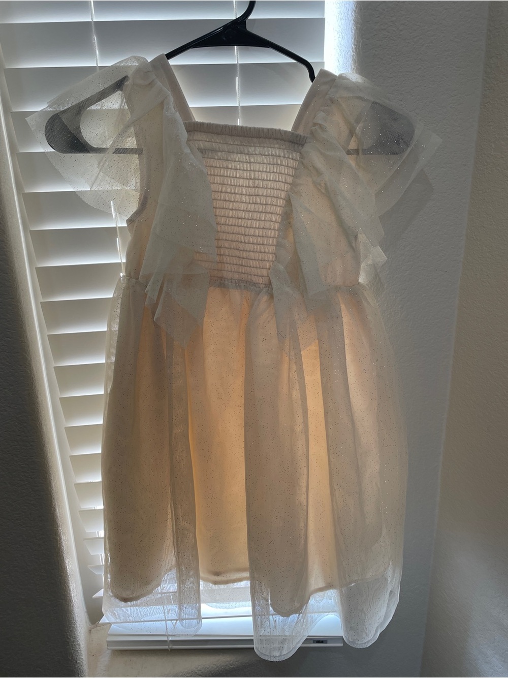 NWT Sparkle Tulle Girls' Party Dress - Ivory